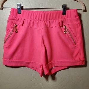 Pink Neon Mini Casual Shorts Summer Wear Kids Junior Size Medium / Large